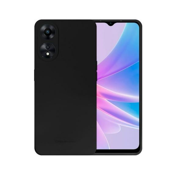 Funda de Silicon Suave Atti para Oppo A78 con Anillo Giratorio 360°