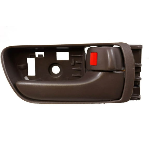 PT Auto Warehouse TO-2533B-FR - Inner Interior Inside Door Handle, Brown (Sandalwood) - Passenger Side Front Fits select: 2004-2010 TOYOTA SIENNA