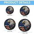 thumbnail image 5 of Customized Patriotic Eagle Hanging Stained Glass for Windows , Patriotic Eagle Hand-Painted Sun Catcher, Patriotic Eagle Garden Hangings Christmas, for Home Décor yX1BvK, 5 of 5