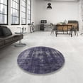 thumbnail image 4 of Ahgly Company Machine Washable Indoor Rectangle Industrial Modern Blue Whale Blue Area Rugs, 5' x 8', 4 of 7