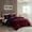Red Plaid, variant on GDF Studio 4-Piece King Plush to Sherpa Down Alternative Comforter Set, Red Plaid