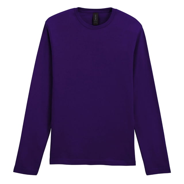 Gildan T-Shirt Uni à Manches Longues Softstyle pour Adulte