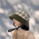 thumbnail image 3 of Sombrero de cubo para ciclismo para mujer, sombrero para el sol con carcasa para la cabeza resistente a impactos, sombrero de pesca portátil, sombrero Verde oscuro, 3 of 8