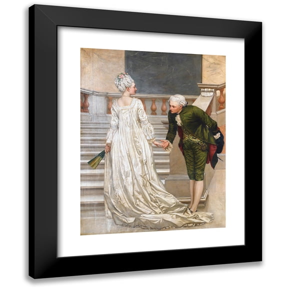 Valentine Cameron Prinsep 12x14 Black Modern Framed Museum Art Print Titled - See You Soon