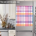 thumbnail image 4 of Plaid Pattern Grid Dishwasher Magnetic Refrigerator Magnet Cover Kitchen Art Panel Decal Sticker Home Decorative 23"x26", 4 of 6