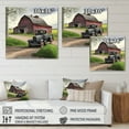 thumbnail image 4 of Designart 30S Ford Car In Barn III Canvas Wall Art, 4 of 5