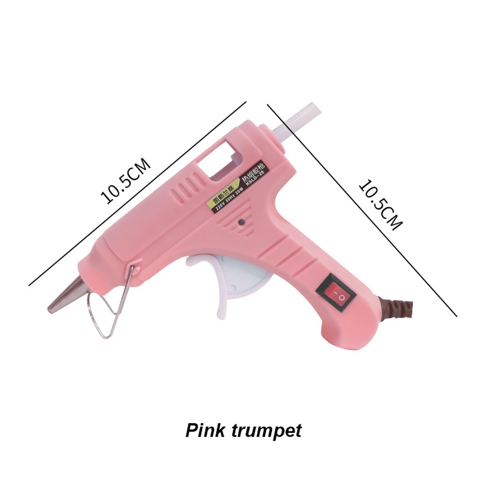 2Pcs 20W Hot Melt Glue Gun With 7mm Glue Sticks Mini Industrial Guns Heat Temperature Thermo Electric DIY Repair Tool Manual Glue Gun ,Effortless Crafting