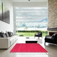 thumbnail image 7 of Ahgly Company Machine Washable Indoor Rectangle Contemporary Ferrari Red Area Rugs, 6' x 9', 7 of 7