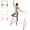 Pink, variant on LuckyNote 3.5FT Adjustable Ballet Barre, Solid Wood Dance Bar with Wheels, Height Adjustable 31.5-39.5",Pink