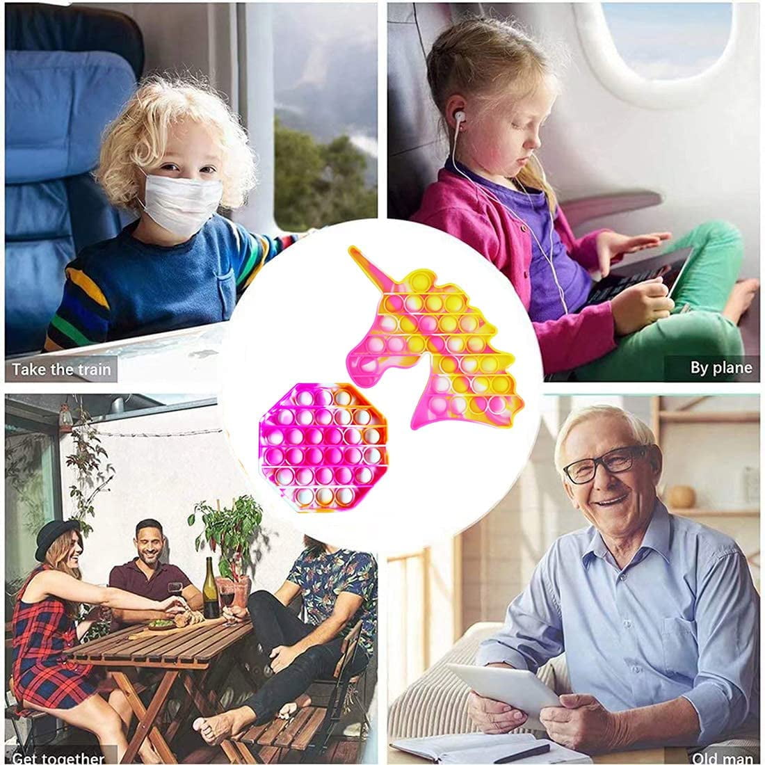 Sensorielle Fidget Jouets Set Stress Relief Jouets Main Stress Relief