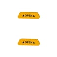 thumbnail image 2 of Scienceny Pegatinas para puerta de coche, 4 Uds., marca de advertencia de seguridad Universal, cinta reflectante abierta, pegatina para casco de Type2 NO2 Scienceny CBP103029, 2 of 5