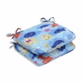 thumbnail image 2 of Pillow Perfect Lotus Lake Cobalt Rounded Corners Seat Cushion - Set of 2, 2 of 2