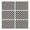Black And White, variant on Gradient Color Checkered Pattern Summer Placemats Table Placemats Set Of 4-Linen Kitchen Washable Placemats Table Mats 11.8"x17.7" Non-Slip Heat Resistant