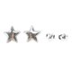 thumbnail image 1 of Accesorios de zapatos de moda, 4 piezas de encantos para agujetas en forma de estrella de cinco puntas, tono plateado, 1 of 5
