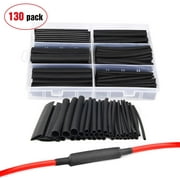 Nilight 130 Pcs 3:1 Heat Shrink Tubing Kit Dual Wall Adhesive Sleeve Tube Electrical Wire Cable Wrap Tube Assortment