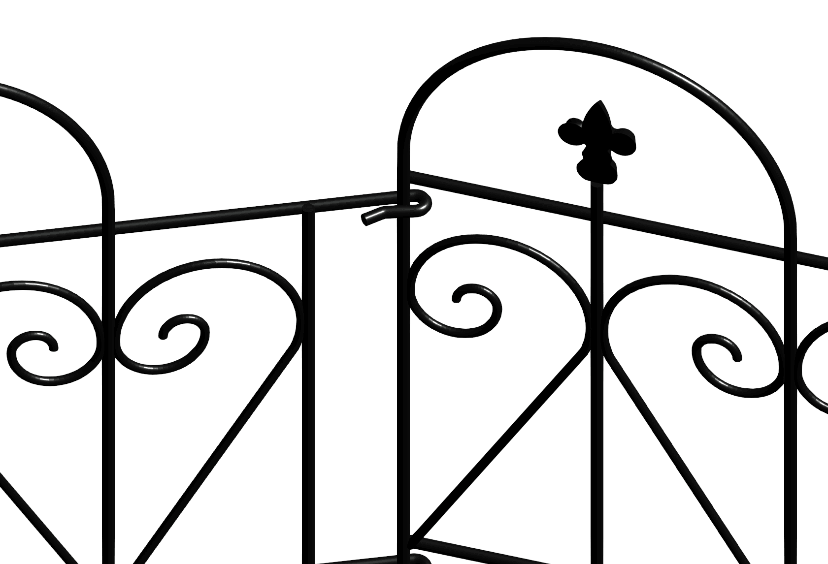 Holaki Decorative Garden Fence Galvanized Outdoor Rustproof Metal Landscape Wire Fencing Patio Fences Moveable Flower Bed Dogs Barrier Border