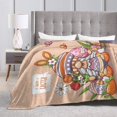 thumbnail image 4 of ZICANCN Throw Blanket Happy Lady Easter Gnomer , Couch Ultra Soft Micro Fleece Sofa Bed Camping Travel Blanket for Adults, 60"x50", 4 of 8