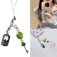 thumbnail image 2 of Versatile Luck Clovers Phone Lanyard Sturdy Phone Chain Ideal For Camera Decoration And Key Holder Practical Use, 2 of 9