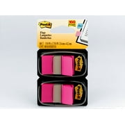Standard Page Flags In Dispenser, Bright Pink, 100 Flags/dispenser | Bundle of 5