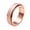 Rose Gold, variant on Stainless Steel 6MM Sandblasted Rotatable Lucky Anxiety Ring Band for Men Women Silver Size 8