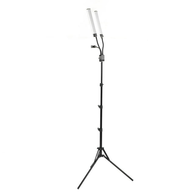 LED Fill Light,3000K-6500K Double Arms Live Streaming Light Photography Fill Light with Adjustable Tripod Stand for Video Photography Live Stream