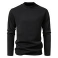 thumbnail image 3 of Zedker Men's Shirts Mock Turtleneck Long Sleeve Shirts Basic Thermal Turtle Neck Undershirt Lightweight Pullover Sweaters Top, 3 of 6