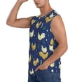 thumbnail image 3 of Daiia Funny Chicken Printed Men's Tank Tops,Casual Soft Sleeveless Gym Muscle Shirts Bodybuilding Tee-Large, 3 of 8