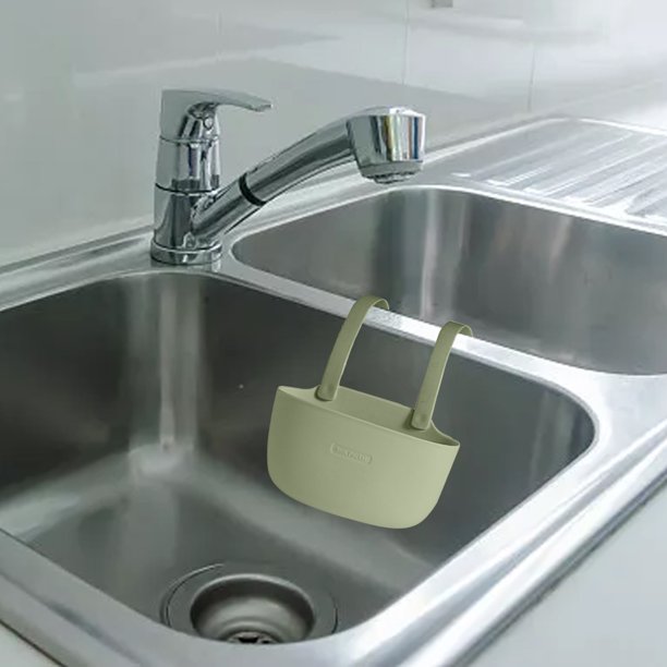 onlyliua para Interior/Exterior Cesta para Fregadero de Cocina, Venta Al Por Mayor, Perno para Fregadero y Almacenamiento de Doble Capa