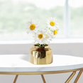 thumbnail image 3 of Modern Flower Vase Ceramic Electroplated Luxury for Home Decoration Outdoor Tabletop Decoration Party Wedding - 6.5x11.5x8.5cm, 3 of 7