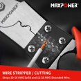 thumbnail image 4 of Juego de herramientas multifuncionales 3 en 1 Pliers MAXPOWER de 8 pulgadas, 4 of 7