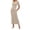Beige, variant on OSOLU Solid Color Women Casual Dress Long Sleeve Bodycon Knit Midi Dress For Vacation Fall Winter Elegant Slim Fit Stretchy Comfortable Daily Wear Birthday Sundress Dresses For Women Elegant Classy