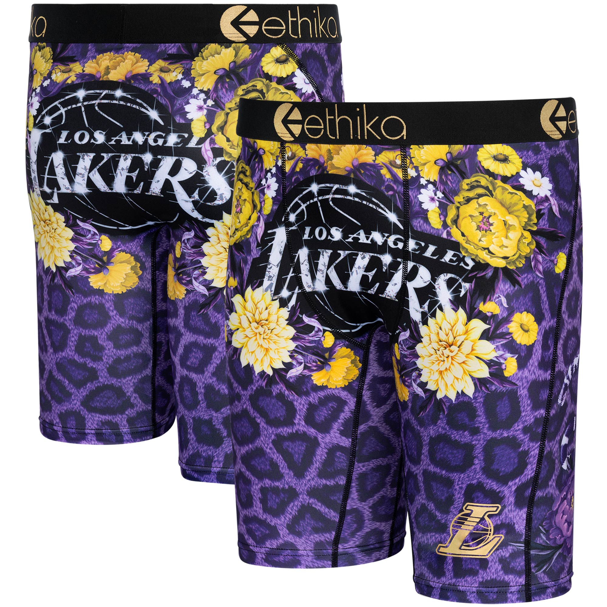 Los Angeles Lakers Ethika Fashion Bling Boxer Briefs Brazil