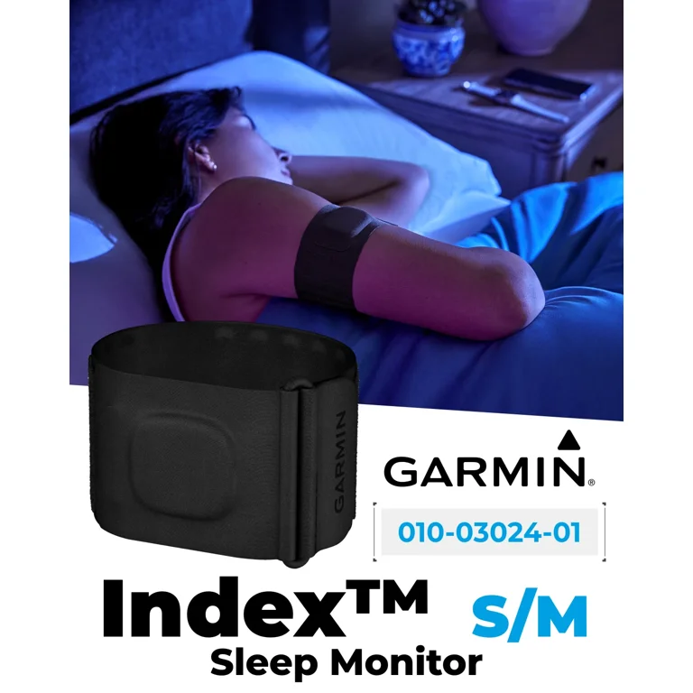 Garmin Index Sleep Monitor (S/M) – Smart Sleep Band with Advanced