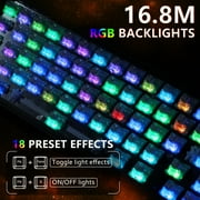 لوحة مفاتيح ATTACK SHARK X65 HE Rapid Trigger، دقة RT 0.01 مم، مفتاح مغناطيسي سلكي 8 كيلو هرتز بنسبة 60%، لوحة مفاتيح ألعاب مع كابل ملفوف 8 كيلو هرتز، تشغيل قابل للتعديل، Snap Tap، للكمبيوتر الشخصي/Mac، أسود