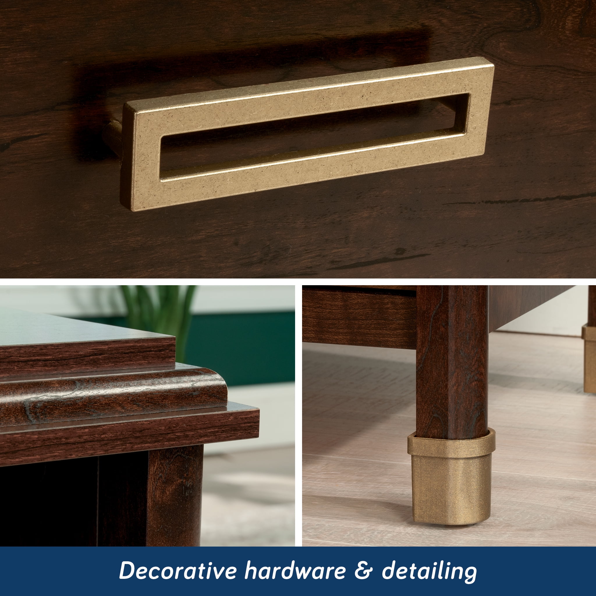 1934 Collection, by Sauder Nightstand, Deco Cherry Finish