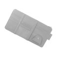 thumbnail image 2 of Car Sun Visor Pouch Interior Eyeglasses Bag RV Trailer Cards Mobile Phone Storage Holder Case Hanger Organizer Automobile Black, 2 of 7
