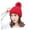 Watermelon Red, variant on Generic Insulated Thermal Beanie Hat For Outdoor Activities Women Winter Hats Thick Cable Women Hat Warm Lined Knitted Soft Cap Warm Knit Winter Beanie Cap For Women