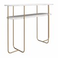 thumbnail image 1 of Novogratz Athena Console Table, White Marble, 1 of 9