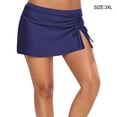 thumbnail image 3 of Greeniant de natación de verano para mujer, cordón de buena elasticidad, agradable a la piel, encaje plisado, traje de baño ligero, absorción de Deportes acuáticos Azul 3XL Greeniant OD020836-12B, 3 of 6