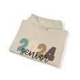 thumbnail image 4 of Graduation Senior 2024 Class Of 2024 Vintage Colors Heavy Hooded Sweatshirt, 4 of 4