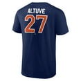 thumbnail image 3 of Men's Jose Altuve Navy Houston Astros Winning Streak Name & Number T-Shirt, 3 of 3