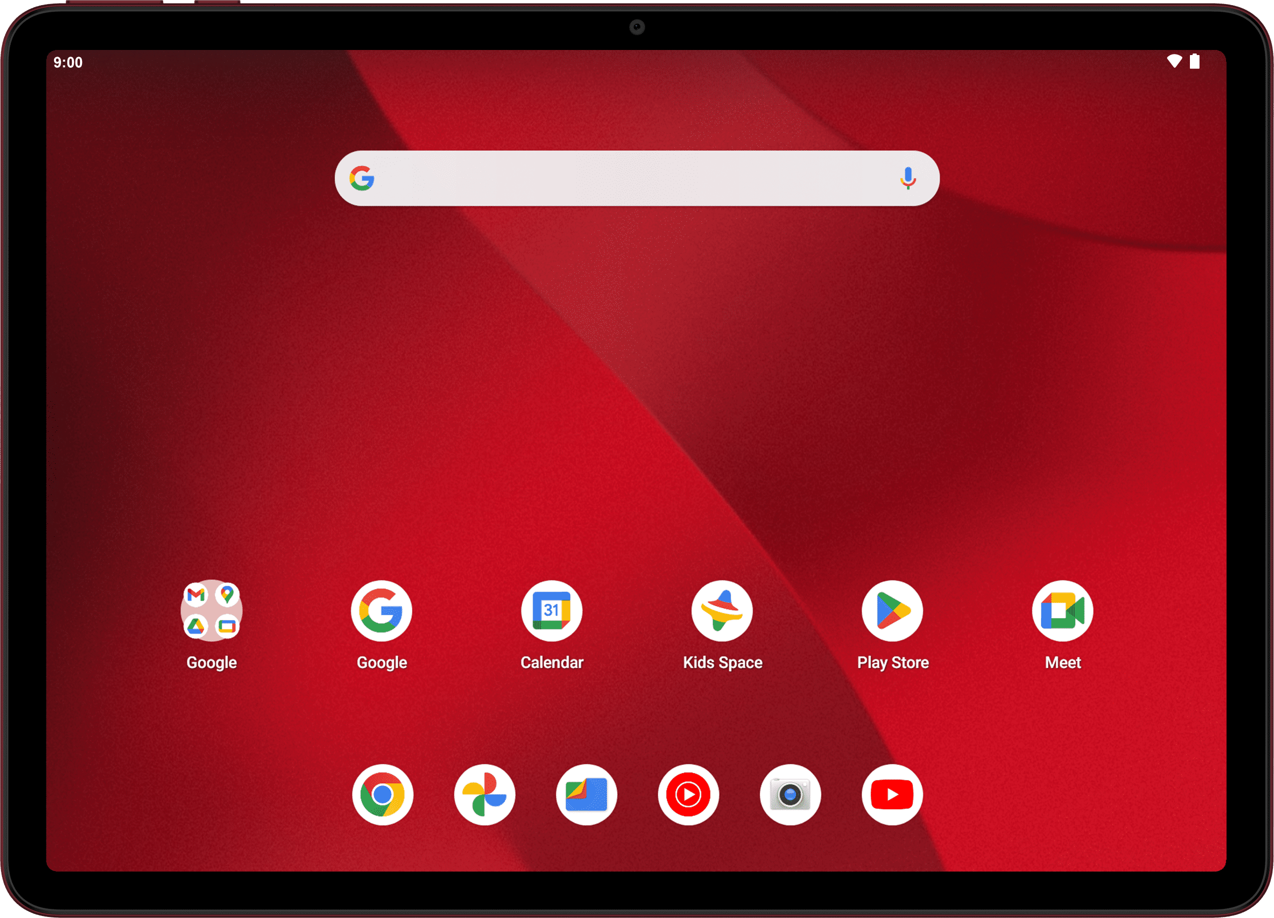 onn 11" Tablet Pro, 64GB, (2024 Model) - Red