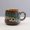 B, variant on Creative 4-Color Kiln-Fired Ceramic Mug - 400ml Capacity Coffee and Tea Cup for Couples