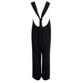 thumbnail image 5 of NECHOLOGY Womens Jumpsuits Long Sleeve Body Suits Womens Womens Summer Casual Wide Leg Jumpsuit Sleeveless V Womens Skinny Leg Overalls Black XX-Large, 5 of 5