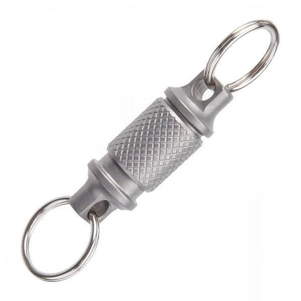 2 Llaveros De Aleación De Titanio, Clip Para Llavero Para Herramientas Al Aire Libre, Cinturón Unisex Sunnimix Llavero giratorio