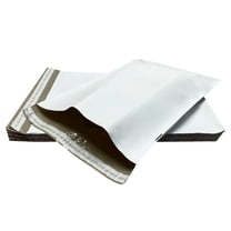 UOFFICE 100 Poly Mailers Bags #6 14.5x19" Envelopes White Self-Seal