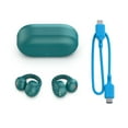 thumbnail image 3 of JLab Flex Open Earbuds, Teal, Open-Ear Clip Design, 21+ Hr Playtime, IPX4, Multipoint, Clear Calls, Fast Pair, 3 of 7