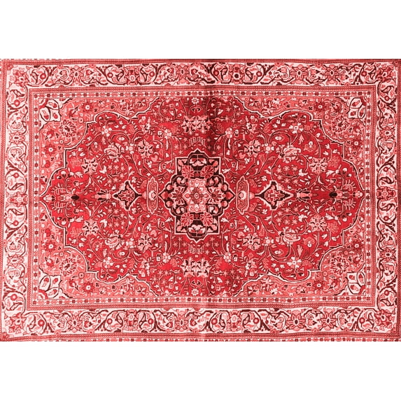 Ahgly Company Indoor Rectangle Persian Red Traditional Area Rugs, 8' x 10'