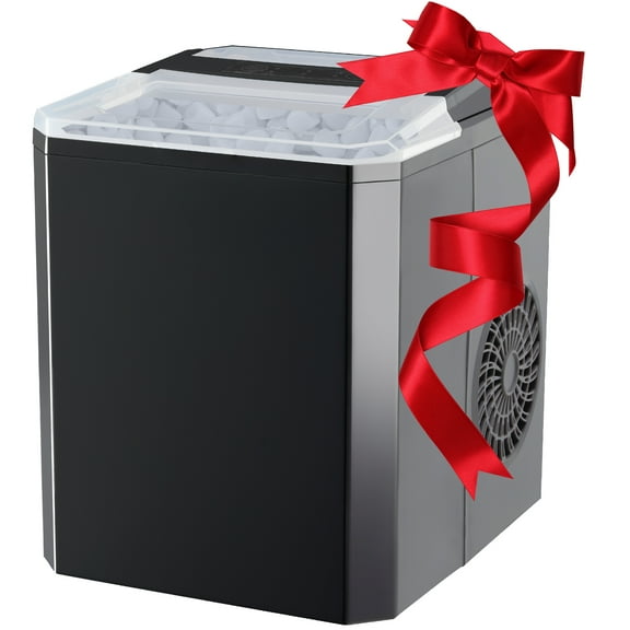 Ice Maker Machine Countertop WANAI 26 lbs/24H 9 Bullet Ice Type Cubes Ready in 6-8 Minutes, Ice Scoop & Basket for Home Party Office Bar RV