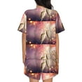 thumbnail image 3 of Lsque 2024 New Year Women's Short-Sleeved Pajama Set - 2 Piece Soft and Lightweight Sleepwear Set-Medium, 3 of 9